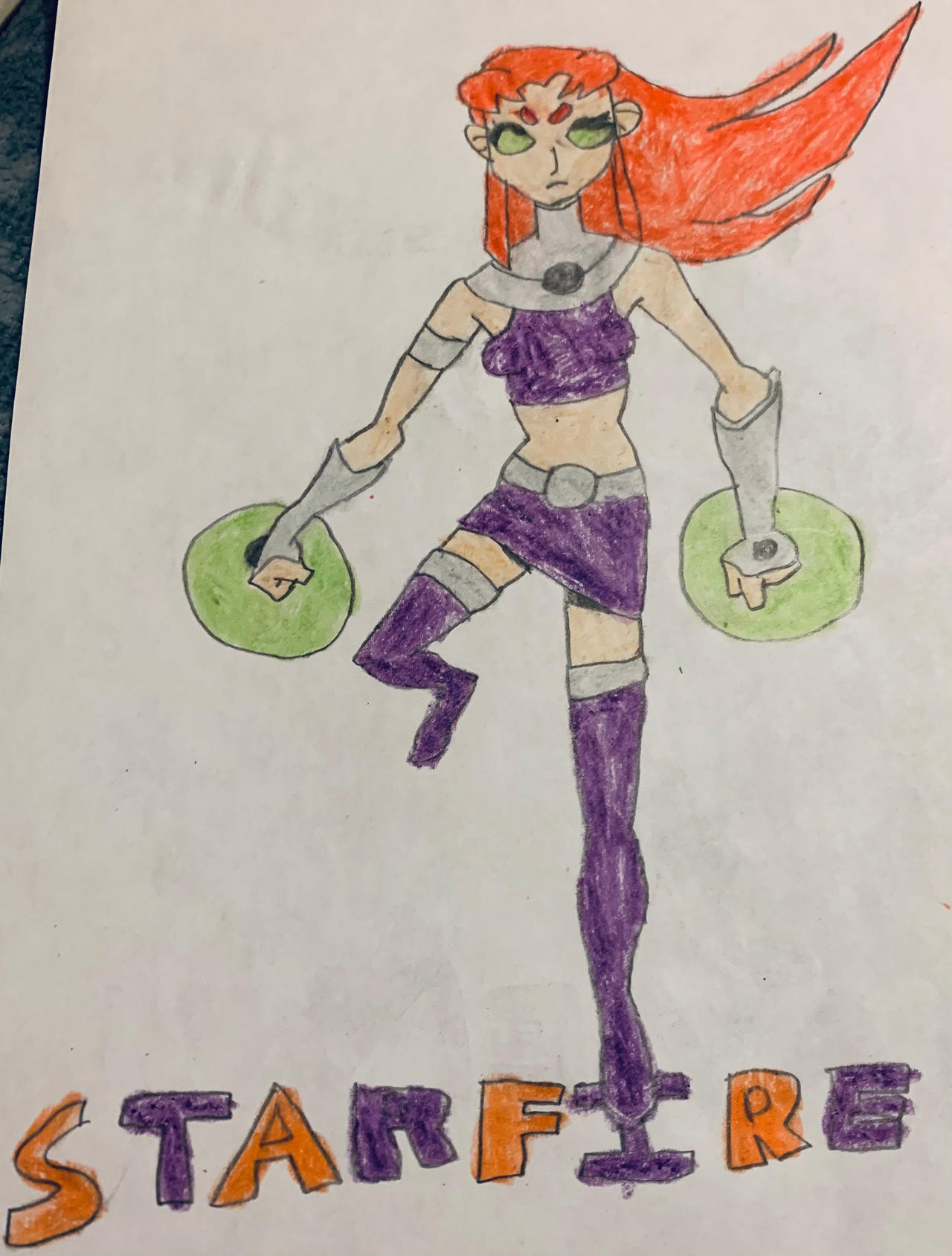 Stra Fire Starfire(teen titans) by NinjaTurtleLover1 on DeviantArt
