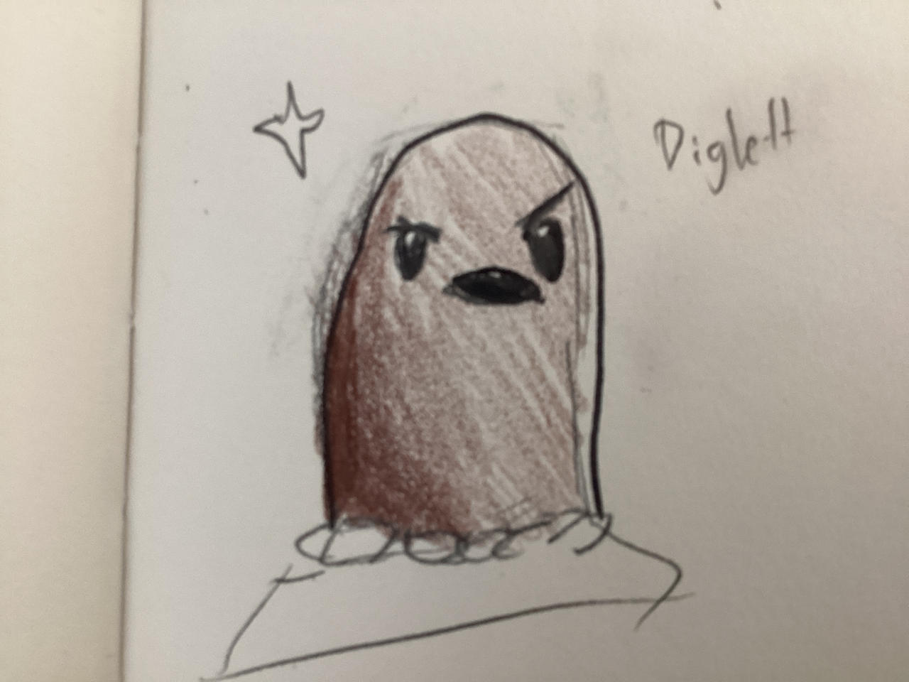 Diglett Fanart Diglett the pokemon (quick sketch) by zeraora36 on DeviantArt