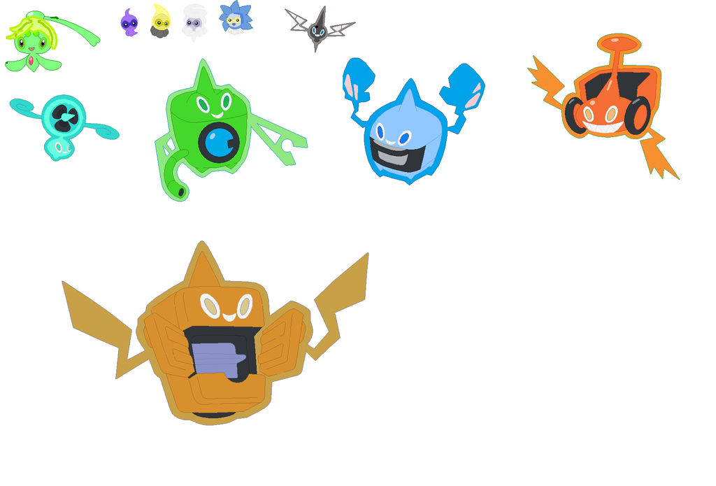 Rotom, Castform and Phione Form type weakness by cutiercosita on DeviantArt