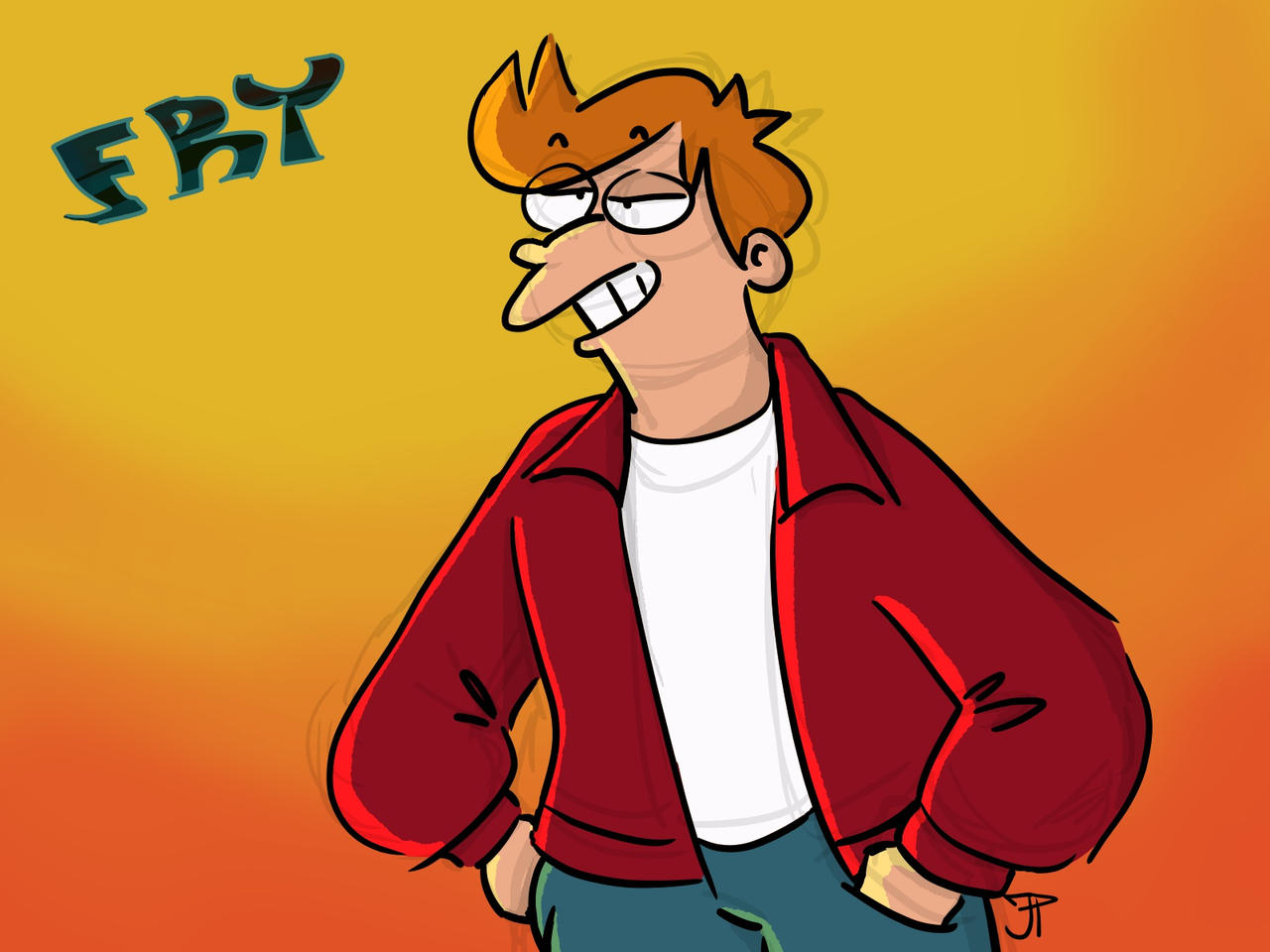Philip j fry by PieceOfDogDooDoo on DeviantArt