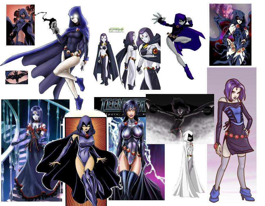 Raven Variations the many styles of Raven by kmorse21 on DeviantArt
