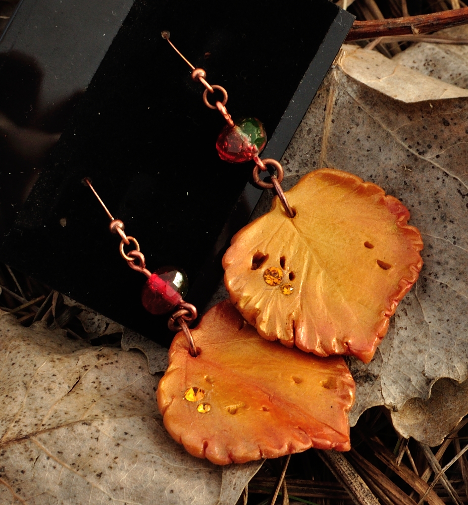 Leaf earrings