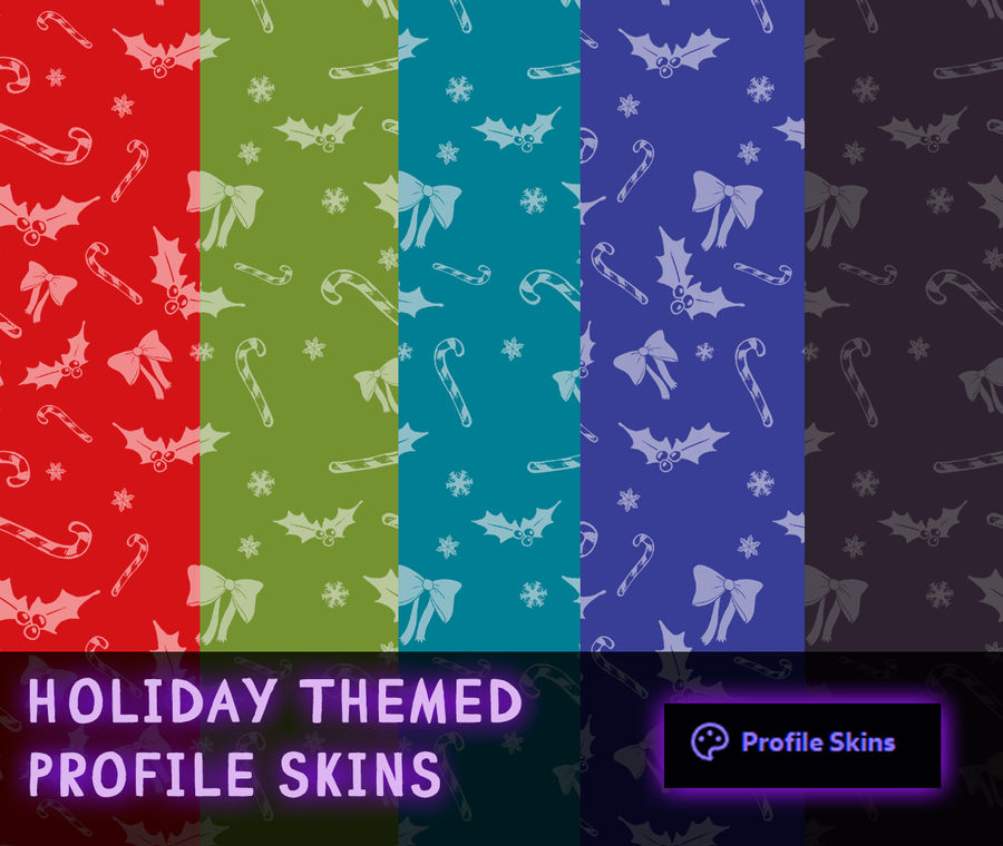 Patterns Profile Picture Holiday themed patterns/profile skins pack by kokozoko on DeviantArt