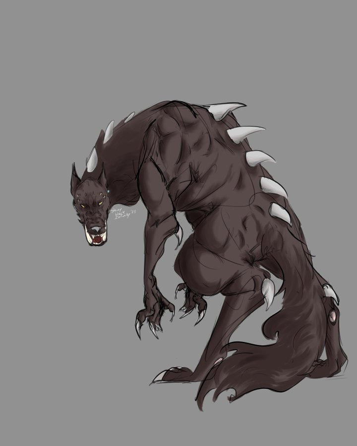 Werewolf Rectnum Werewolf reader RE8 by DragonsAndSerenity on DeviantArt