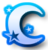 Cresent Moon DA Icon Blue