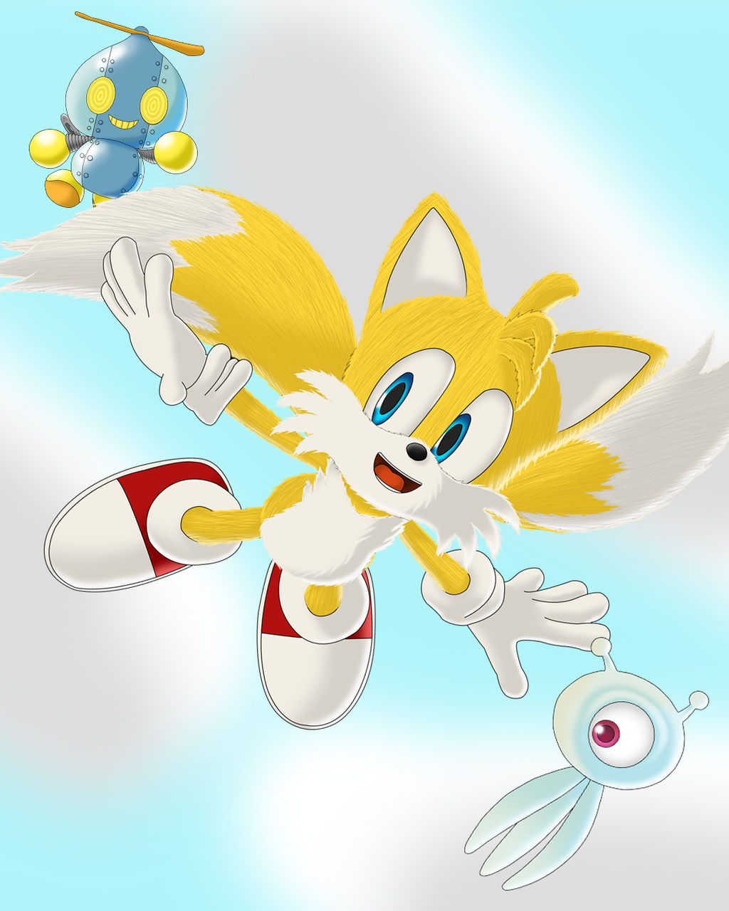 Tails (Amarelo radiante) by CarlosKastro on DeviantArt