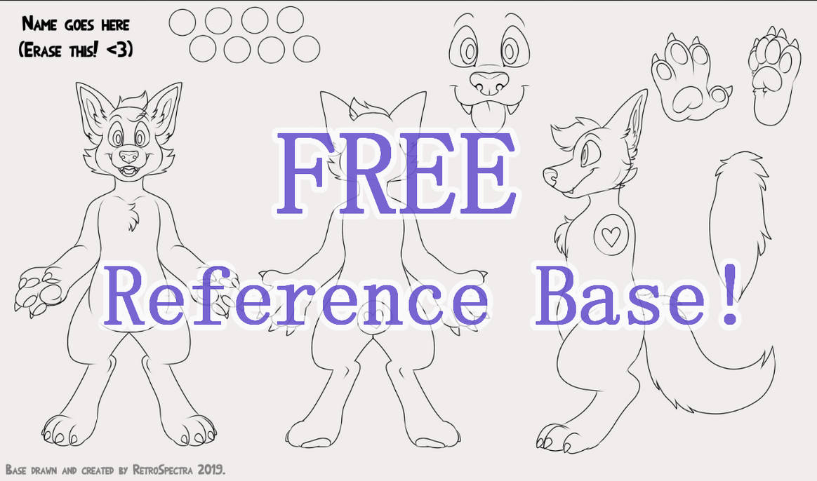 F2U Furry Ref Sheet Base