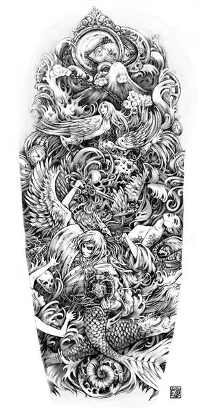 Fullsleeve Commission by Asfahani Fullsleeve Commission by Asfahani