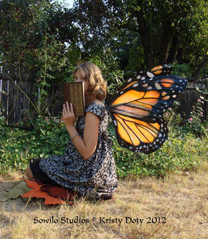 Garden Monarch Butterfly fairy