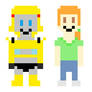 Mindy and Troller Pixels