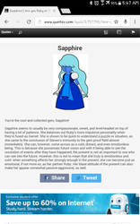 I'm Sapphire?
