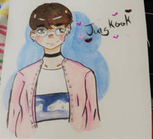 Jungkook drawing