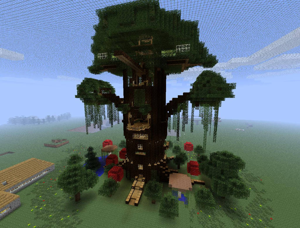 Minecraft Giant tree WIP by slappyhand on DeviantArt