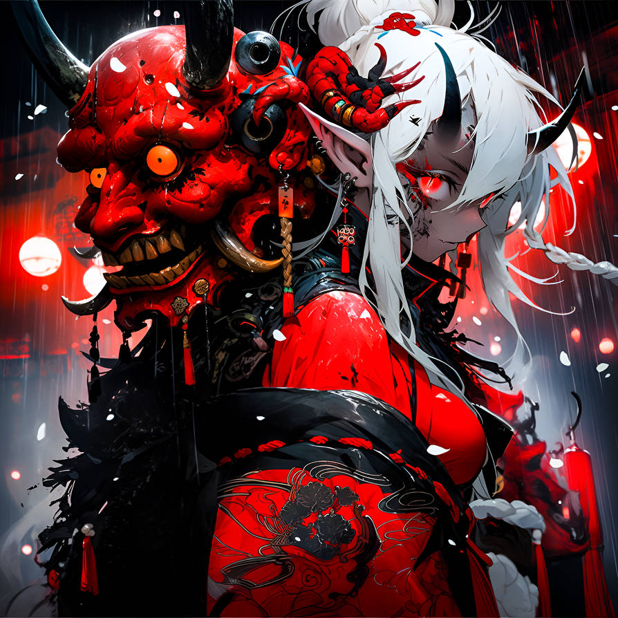 Demon Mask Bas Demon Mask by CaelitusArt on DeviantArt