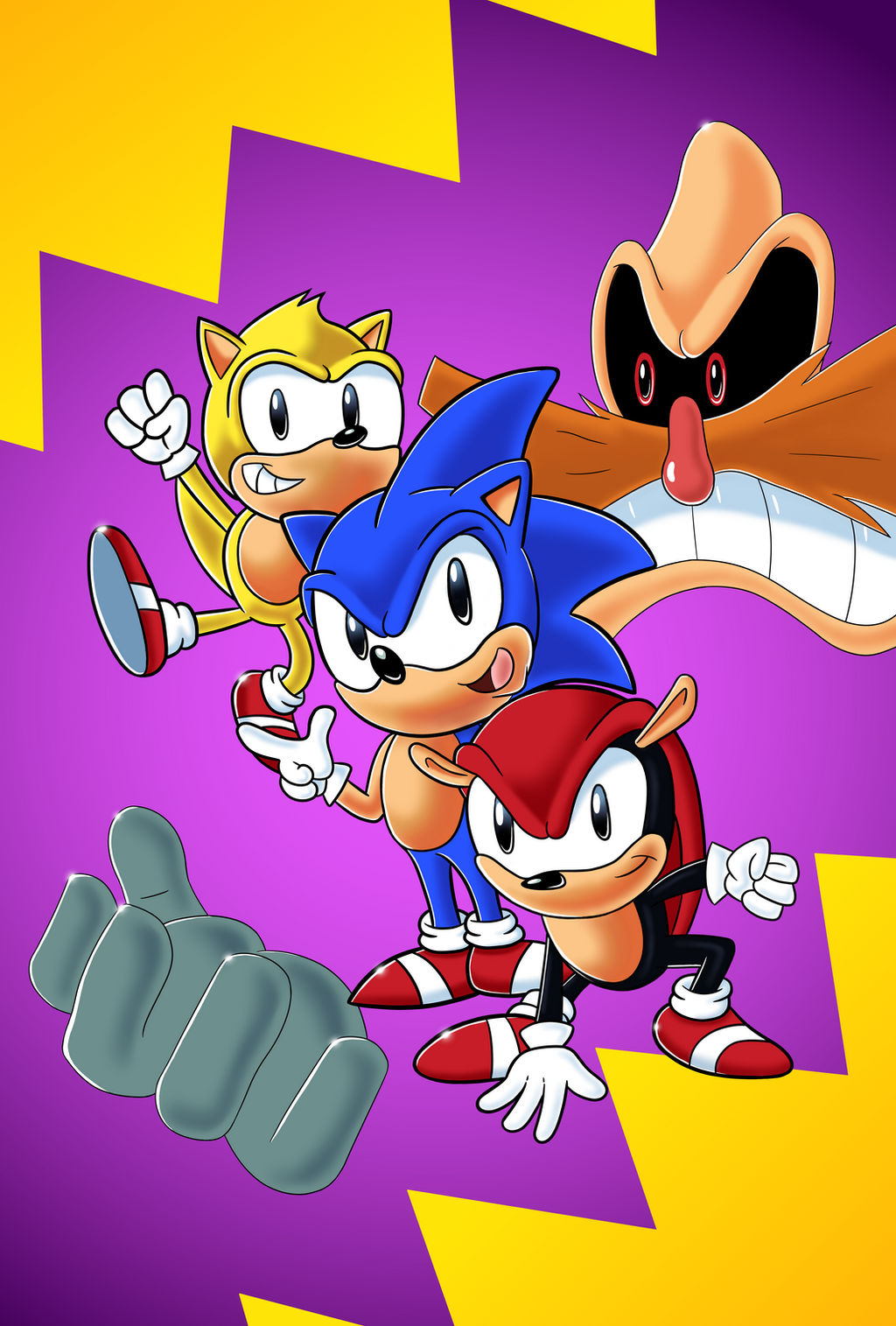 Exclusive Sonic Mania Adventures Missing Mighty Poster