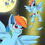 Rainbow Dash vs Metal Rainbow Dash