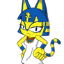 Ankha (Animal Crossing) as a Sonic character