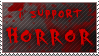 I Support Horror Stamp By The Emo Detective D24a66