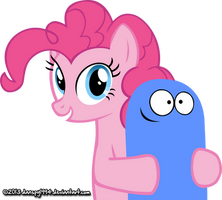 Pinkie Pie and Bloo