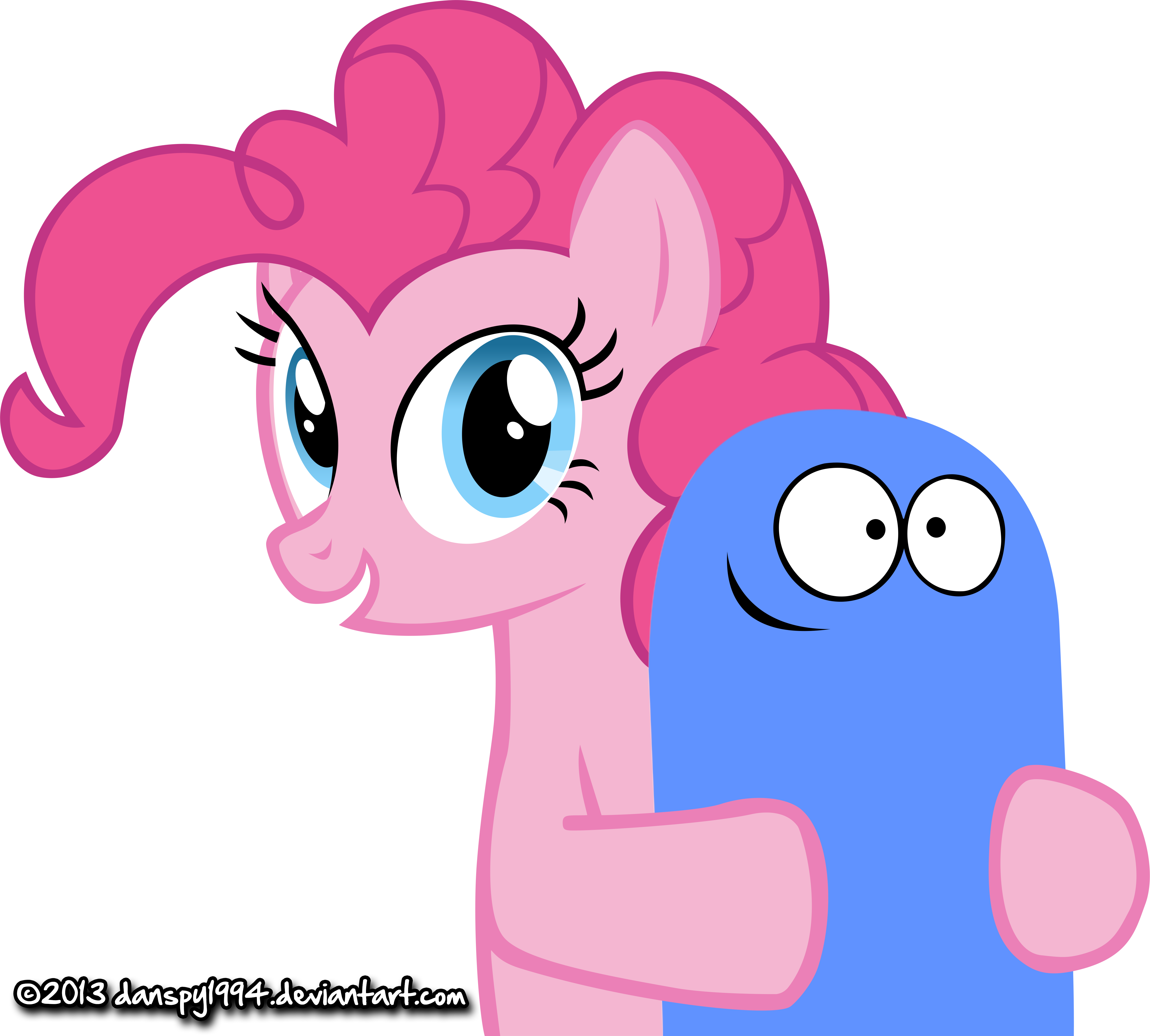 Pinkie Pie and Bloo