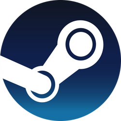 New Steam icon vector