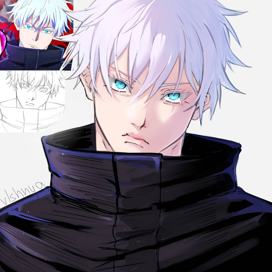 Gojo sketch by Vlshnya on DeviantArt
