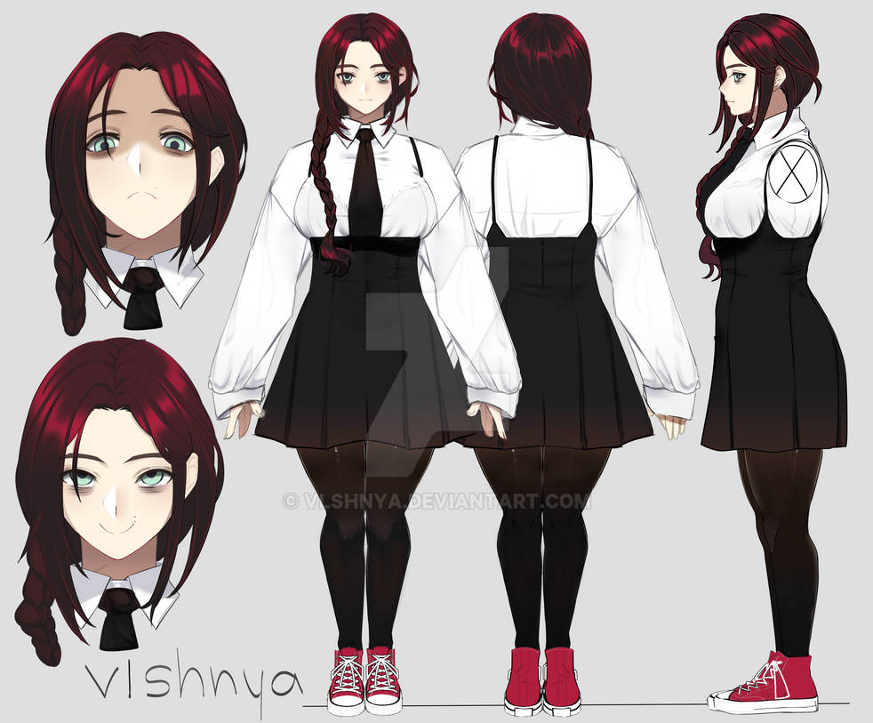 Character Reference by Vlshnya on DeviantArt