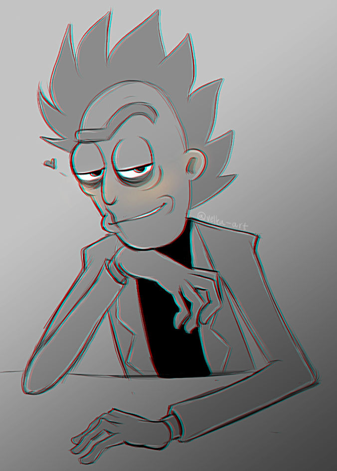 Deviled Rick Evil Rick by velka on DeviantArt