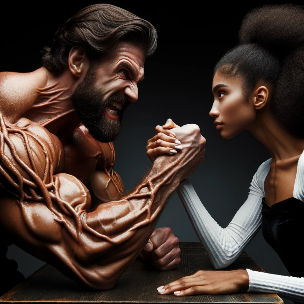 Arm Wrestling274 by gandalfi2011 on DeviantArt