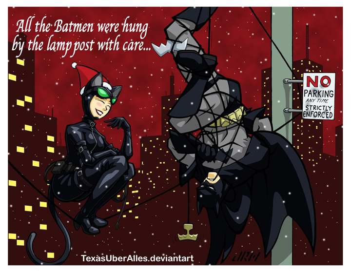 All The Batmen Were Hung By The LampPost With Care