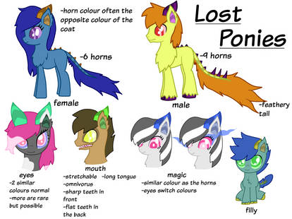 MLP Lost Ponies (Original Species)