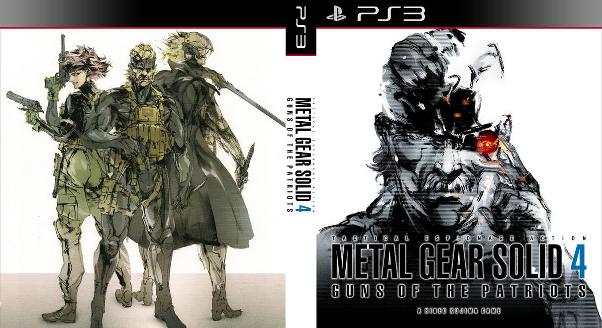 Metal Gear Solid 4 Custom Cover By Shonasof On DeviantArt metal-gear-solid-4-custom-cover-by-shonasof-on-deviantart