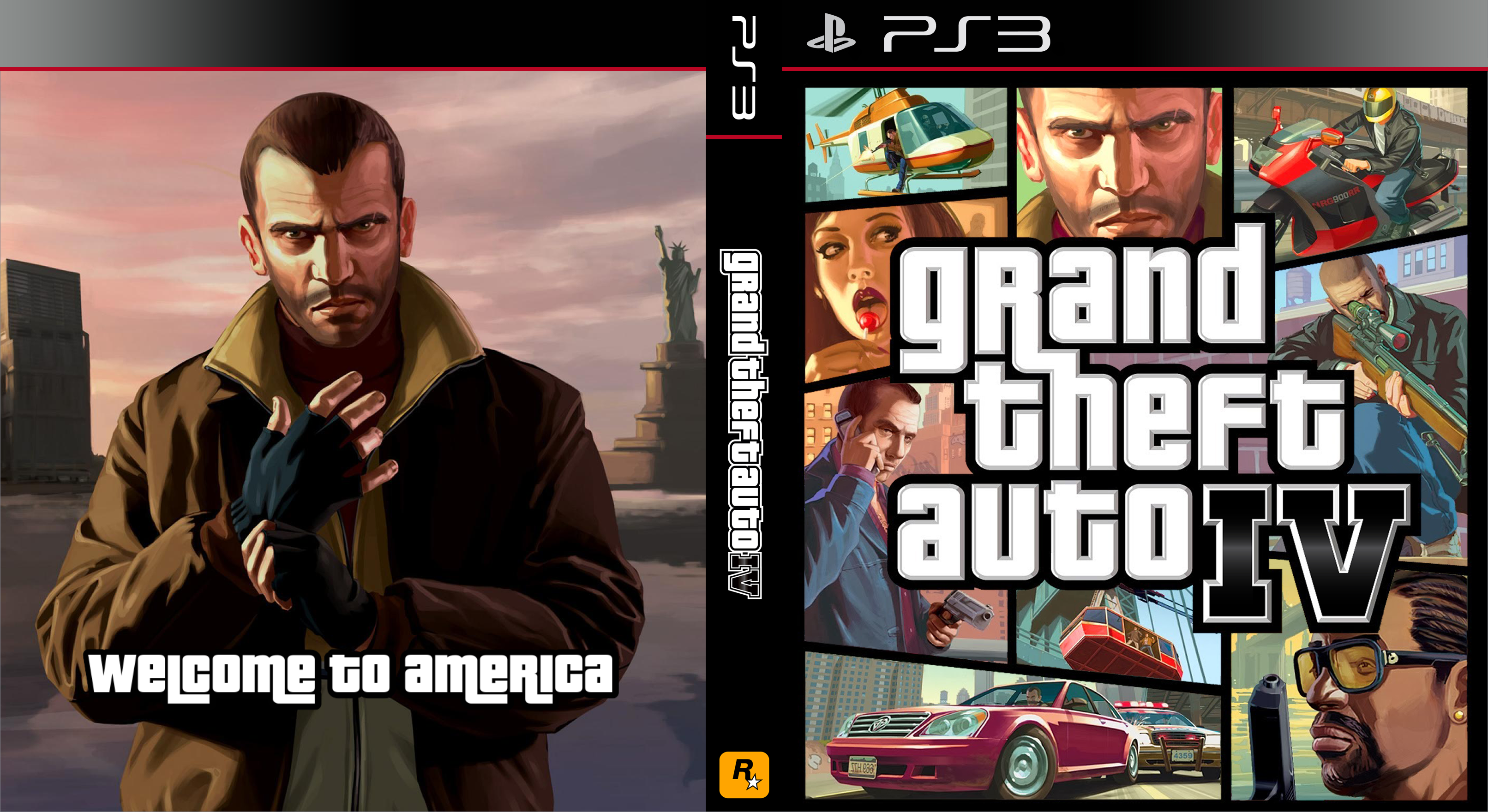 Grand Theft Auto IV - PS4 Custom Cover by shonasof on DeviantArt