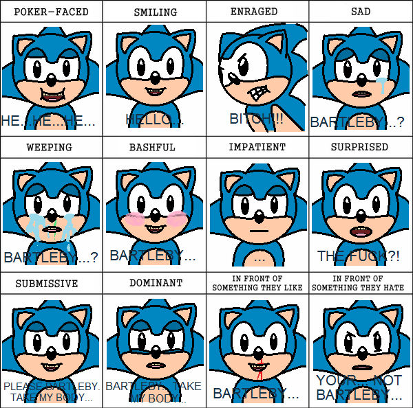 Sonic Expression MEME by SU-Kikz-A55 on DeviantArt