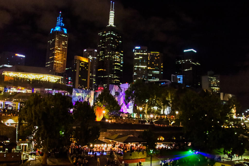 White Night Melbourne city