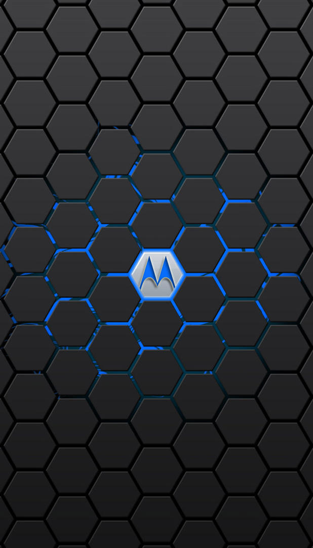 Motorola Neon Blue Wallpaper by krkdesigns on DeviantArt Motorola Neon Blue Wallpaper by krkdesigns on DeviantArt