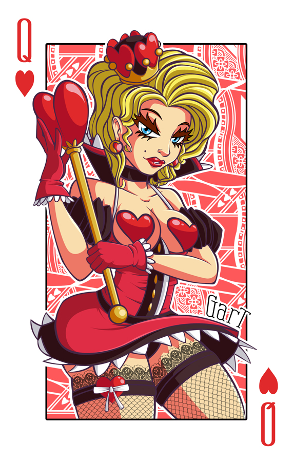 Pin-up Queen of Hearts