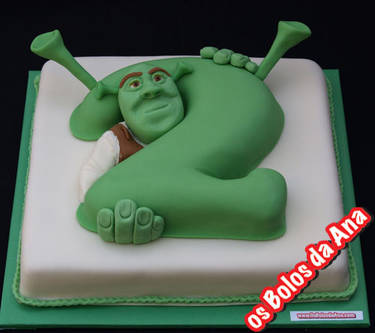 Shrek Cake