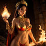 Sexy fire goddess