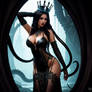 Dark sexy tentacle queen