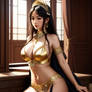 Sexy young harem girl