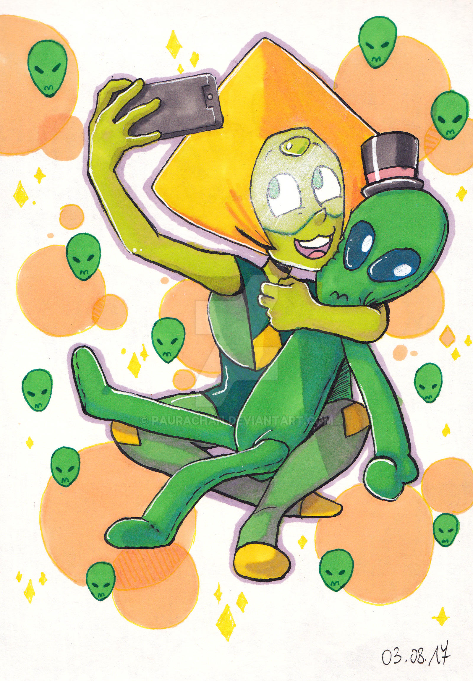 Peridot and her favourite alien