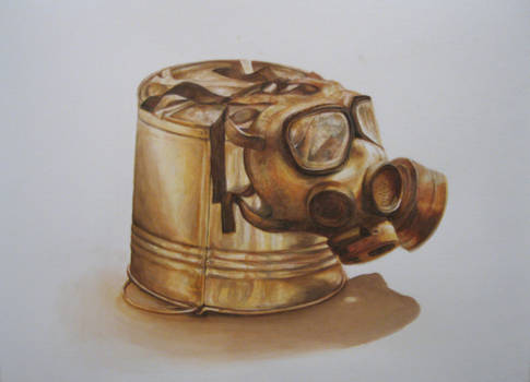 Gas Mask Still Life