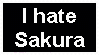 I hate Sakura Stamp