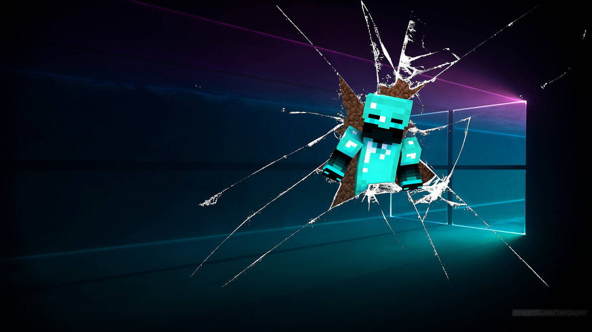 Minecraft Poor Backgrond Minecraft Wallpaper: Broken Desktop (my version) by zEnderDiamondz on ...