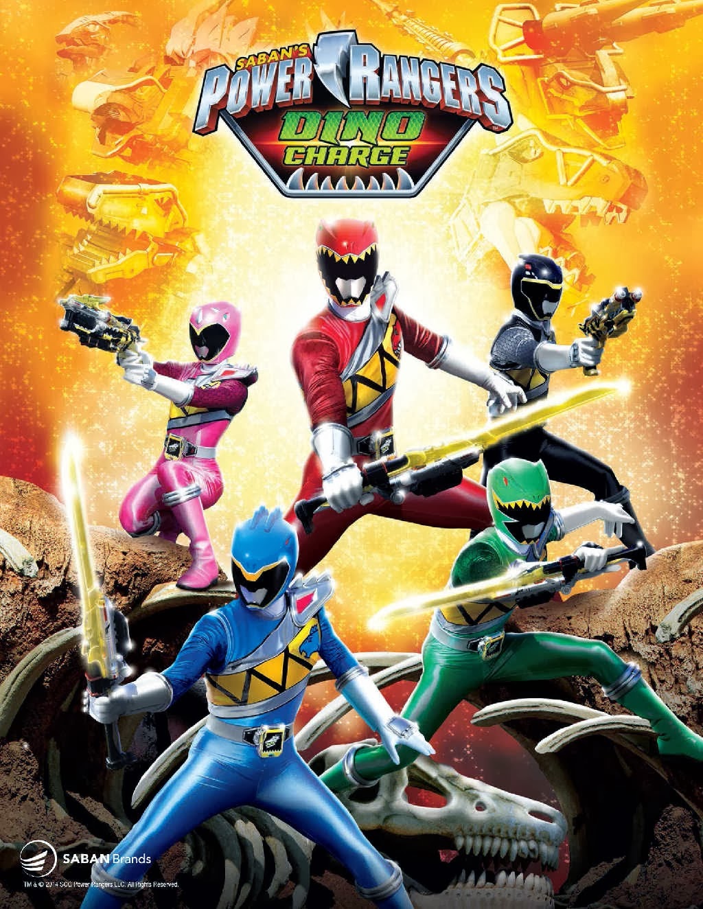 Power Rangers DINO CHARGE Poster