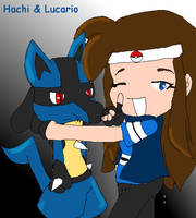 Hachi and Lucario