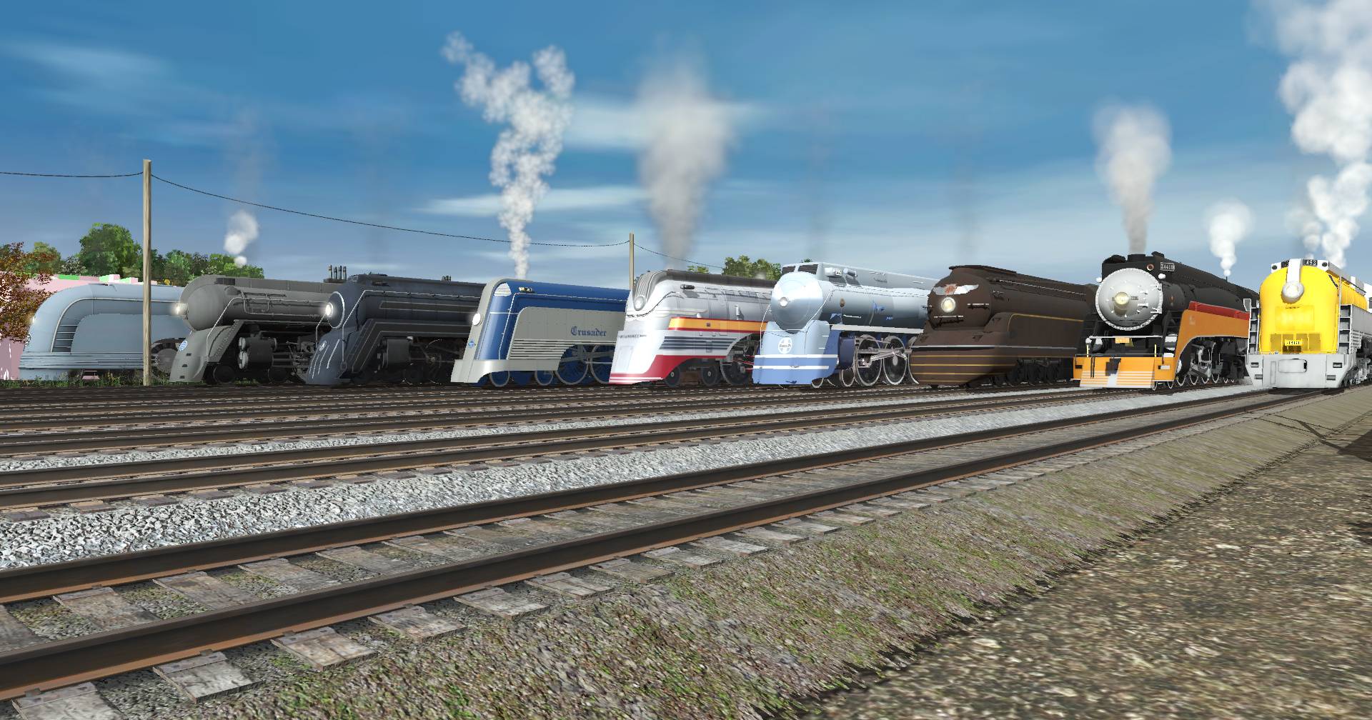 Streamlined Streamlined Steam Locomotives