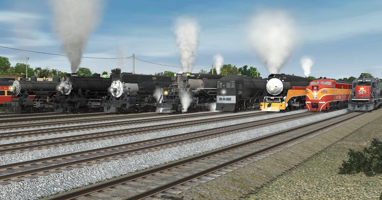 Deviantart Sp Train Southern Pacific, Roll on by TheWineCat94 on DeviantArt