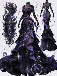villain fantasy dress
